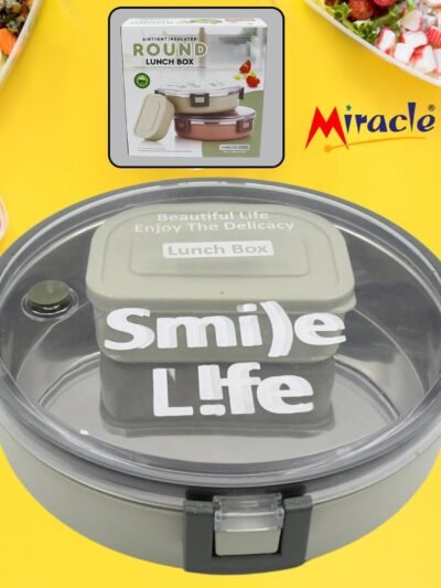 Stainless Steel Lunch Box – Leak-Proof & BPA-Free | Miracle