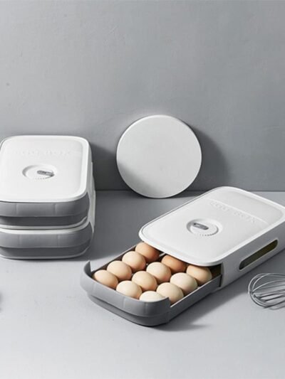 Egg Storage Box – Drawer Style Fridge Organizer for Freshness | Storenzo