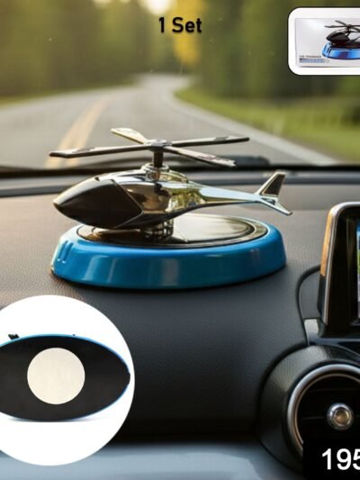 Helicopter Car Air Freshener – Stylish Rotating Dashboard Perfume