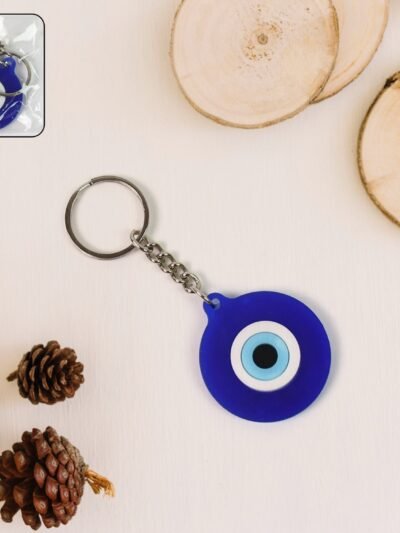 Evil Eye Silicone Keychain – Good Luck Charm | RaceVault