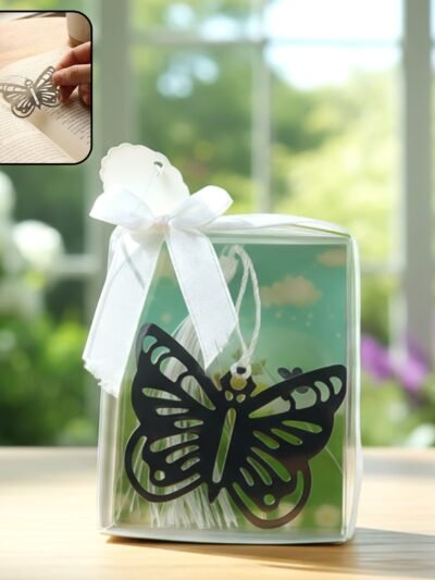 Butterfly Design Metal Bookmark – Elegant Reading Accessory
