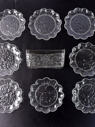 Plastic Bowl Set – 9-Piece Unbreakable Serving Tray Combo