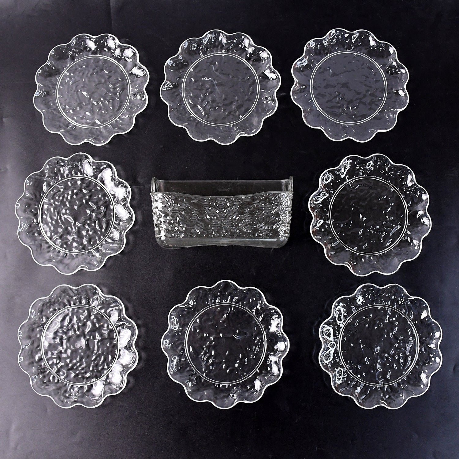 Plastic Bowl Set – 9-Piece Unbreakable Serving Tray Combo