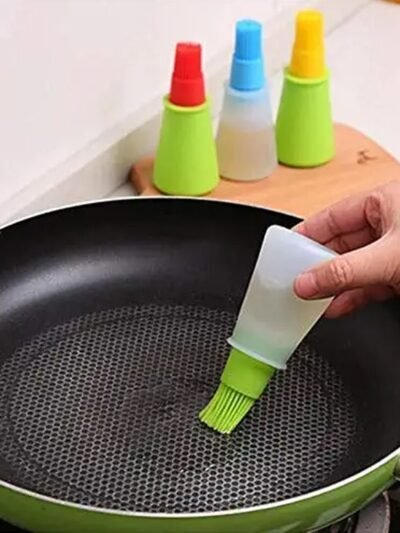 Silicone Oil Dispenser Bottle – Basting Brush & Healthy Cooking | Vastate
