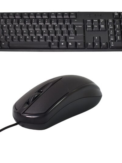 Wired Keyboard Mouse Combo – Ergonomic USB Set | Wiregenix