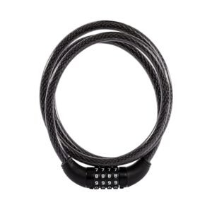Bicycle Cable Lock – Heavy Duty 4-Dial Combination, Multi-Use | Safora