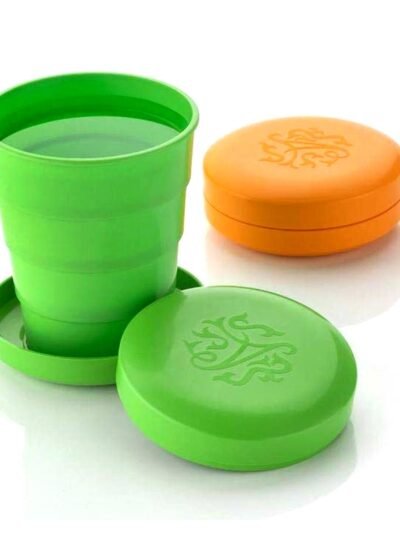 Folding Travel Cup – Collapsible Silicone Tumbler for Kids |