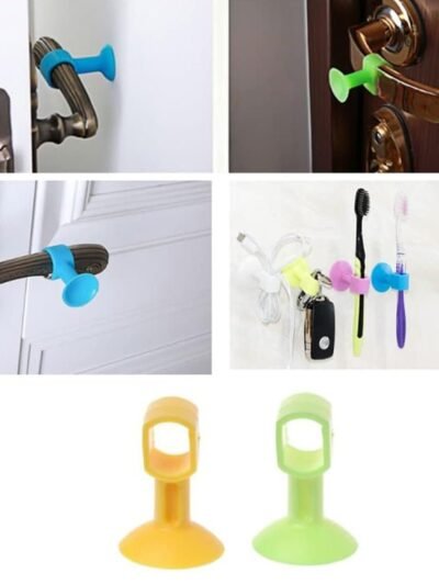 Silicone Door Stopper � Suction Wall Protector 2-Pack | Safelix