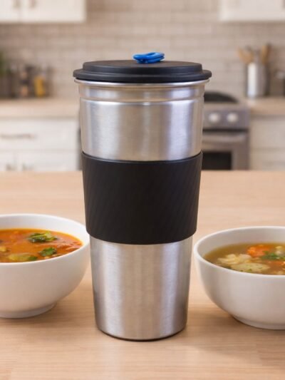 Stainless Steel Travel Tumbler – Leak-Resistant, 500ml Capacity