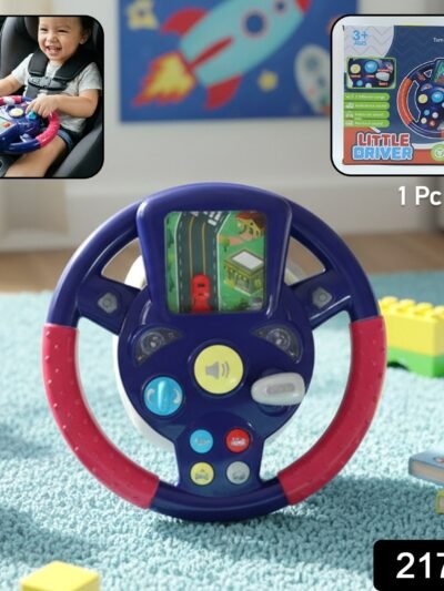 Musical Steering Wheel Toy – Interactive Sound & Light for Toddlers