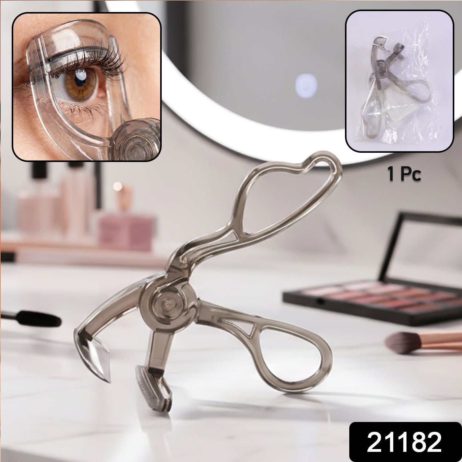 Transparent Eyelash Curler – Gentle Lash Lifting & Styling Tool