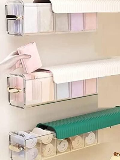 Wall Mount Drawer Organizer – 5-Cell Storage for Socks | Organivo