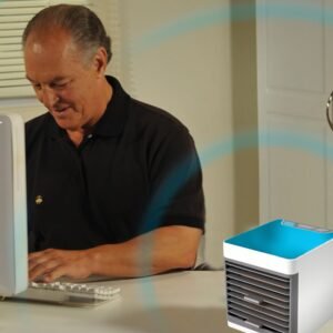 Mini Portable Air Cooler – Personal USB Cooling with LED | Airvanta