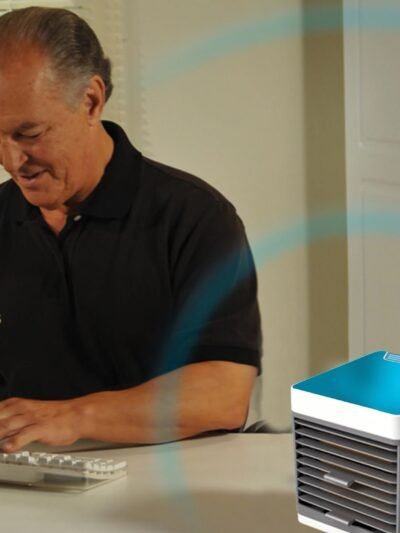 Mini Portable Air Cooler – Personal USB Cooling with LED | Airvanta