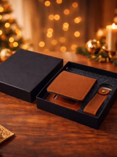 Men’s Wallet with Detachable Keychain – Compact & Durable Design