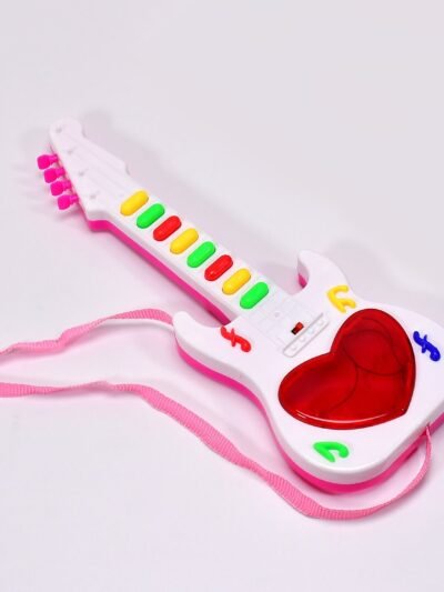 Kids Mini Guitar Toy – Battery Operated & Light-Up | Colorful Creations