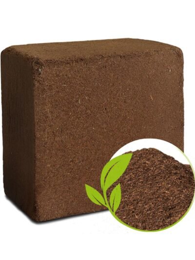 Organic Cocopeat Block – 1 KG Potting Mix for Plants | Styleva