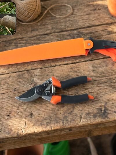 Garden Pruning Tool Combo – Heavy Duty Saw & Sharp Shears