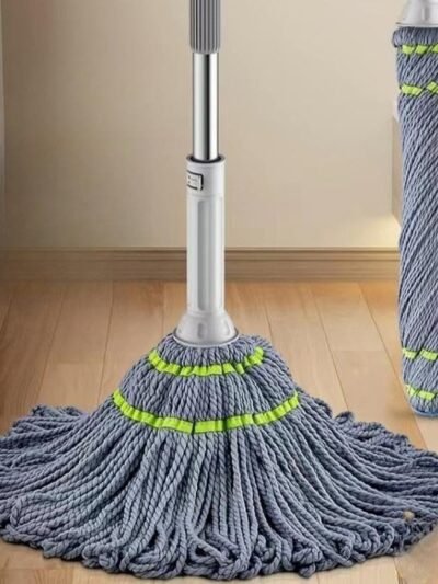 Self Wringing Mop – Stainless Steel Handle for Easy Floor Cleaning