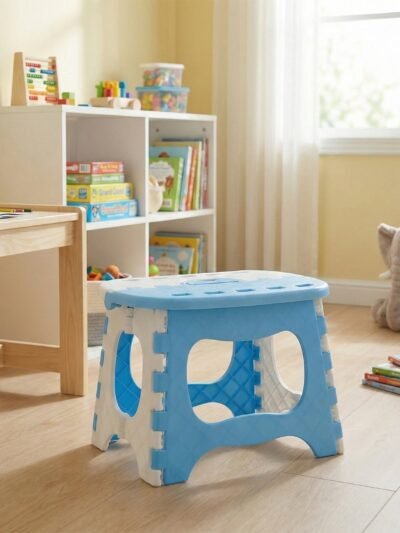 Foldable Step Stool – Portable & Space-Saving for Kids & Adults