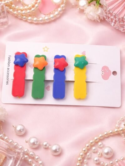 Hair Clips Set – Colorful & Easy-to-Use for Daily Styling