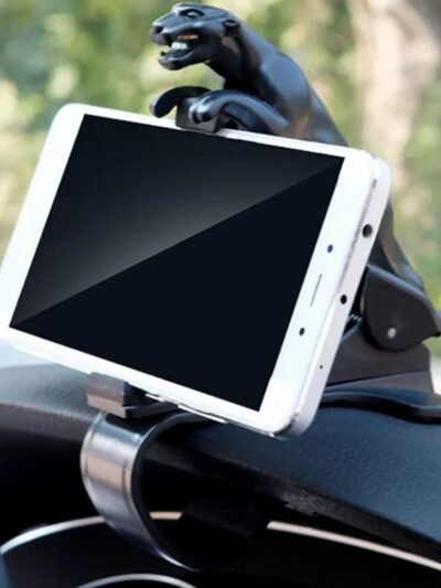 Car Phone Holder – Leopard Design, 360° Rotation Clip | PHOBIA