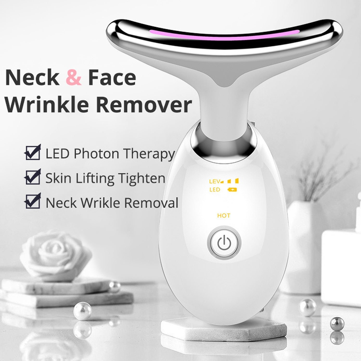 Electric Face Massager � LED Photon Wrinkle Remover | Indo Glow
