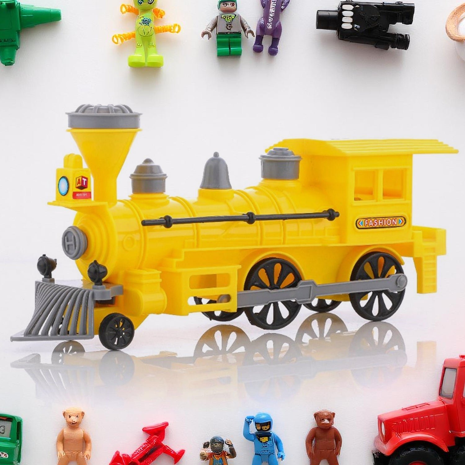 Pull Back Train Toy � LED Lights & Safe Play for Kids | Aditi