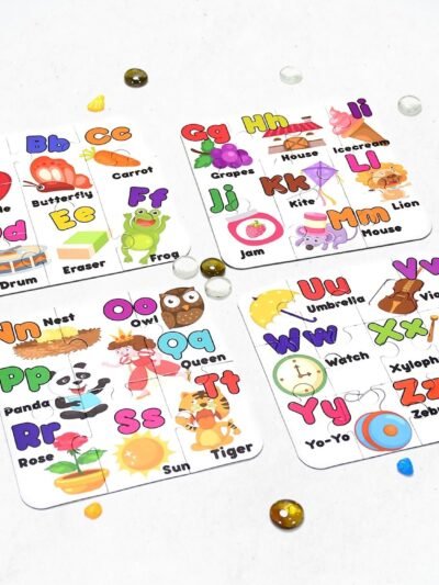 ABC Jigsaw Puzzle – 4 Pack Educational Toy for Kids | Puzzlica