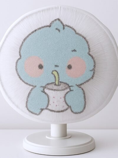 Cartoon Fabric Mesh Fan Cover – Elastic Fit & Child Safe