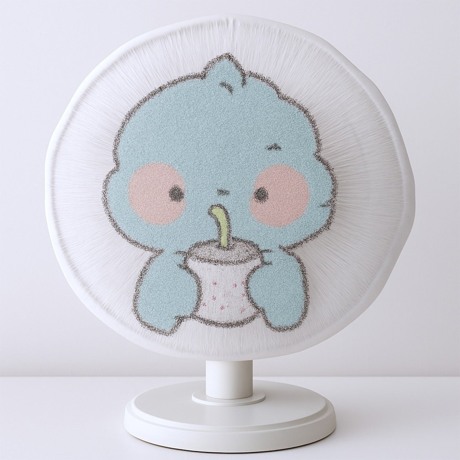 Cartoon Fabric Mesh Fan Cover – Elastic Fit & Child Safe