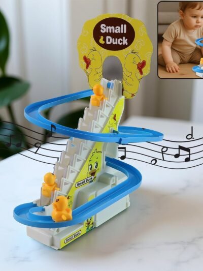 Duck Climb Stairs Toy – Interactive Music & Light Playset