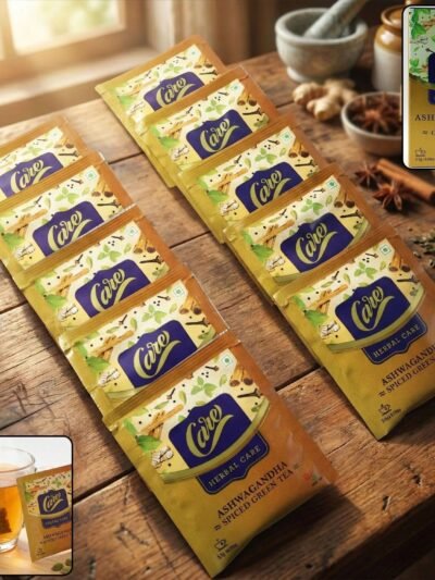 Ashwagandha Spiced Green Tea – Relaxing Antioxidant-Rich Herbal Brew