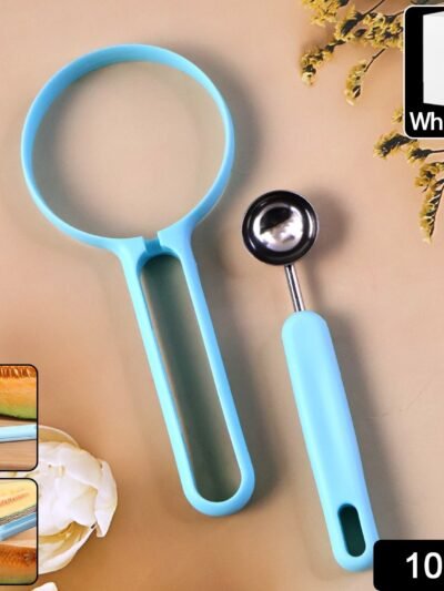 Melon Baller – Multi-Function Fruit Cutter with Silicone Handle