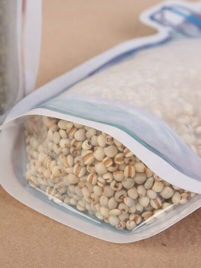Reusable Food Storage Bag – Airtight Mason Jar Zipper 1000ml | Organivo