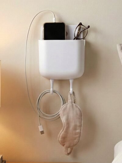 Wall Mounted Mobile Charging Holder – Space Saving Organizer