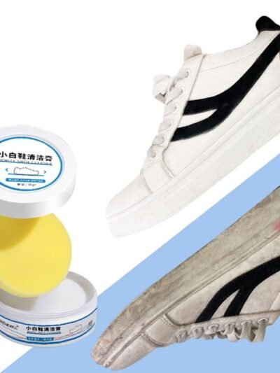 Shoe Stain Remover Cream – No-Wash Sneaker & Leather Cleaner | Velvet Wipe