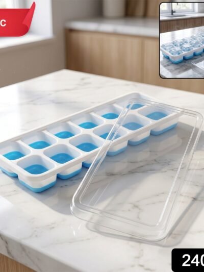 14-Grid Plastic Ice Cube Tray � Easy-Release & Multipurpose Use
