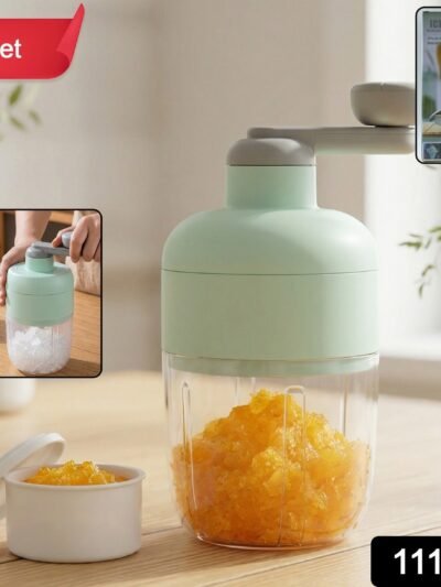 Manual Ice Crusher – Effortless Shaving with Hand Crank Design