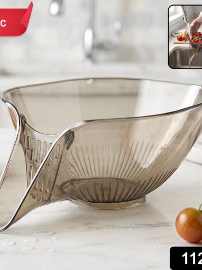 Multipurpose Fruit & Vegetable Strainer Basket � Built-in Drain for Easy Rinsing
