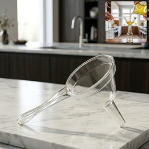 Kitchen Funnel with Handle � Spill-Free Wide Mouth Pouring Tool