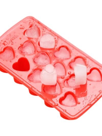 Heart Shape Ice Cube Tray – 14 Cavities Multicolor | ChillPour