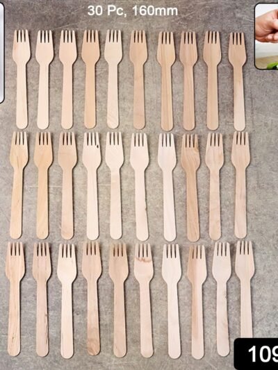 Wooden Fork 160mm – Eco-Friendly Disposable Birchwood Cutlery