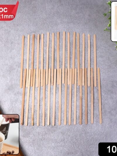 Wooden Coffee Stirrers – Eco-Friendly Smooth Birchwood 30 Pcs