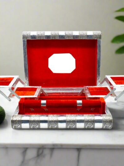 Wooden Jewellery Organizer – Oxidised Bangle Box | LilyGleam
