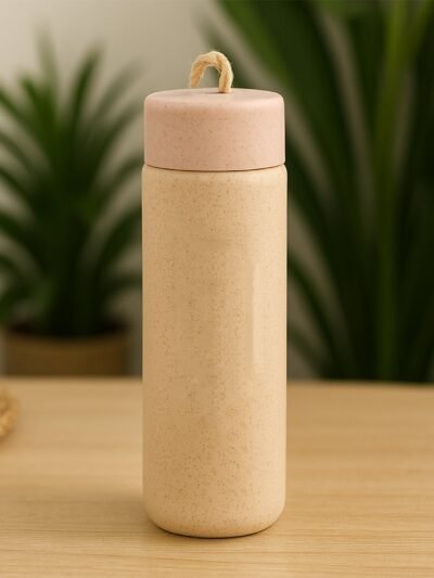Glass Water Bottle – 350ml Leak Proof & BPA Free | FERVENT