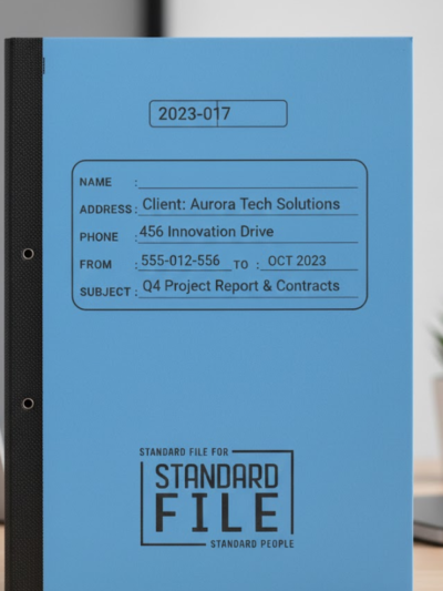 A4 File Folder – Plastic Clip Document Holder | Filora