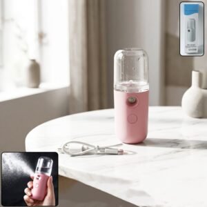 Nano Mist Sprayer � Portable & Refillable for Instant Facial Hydration