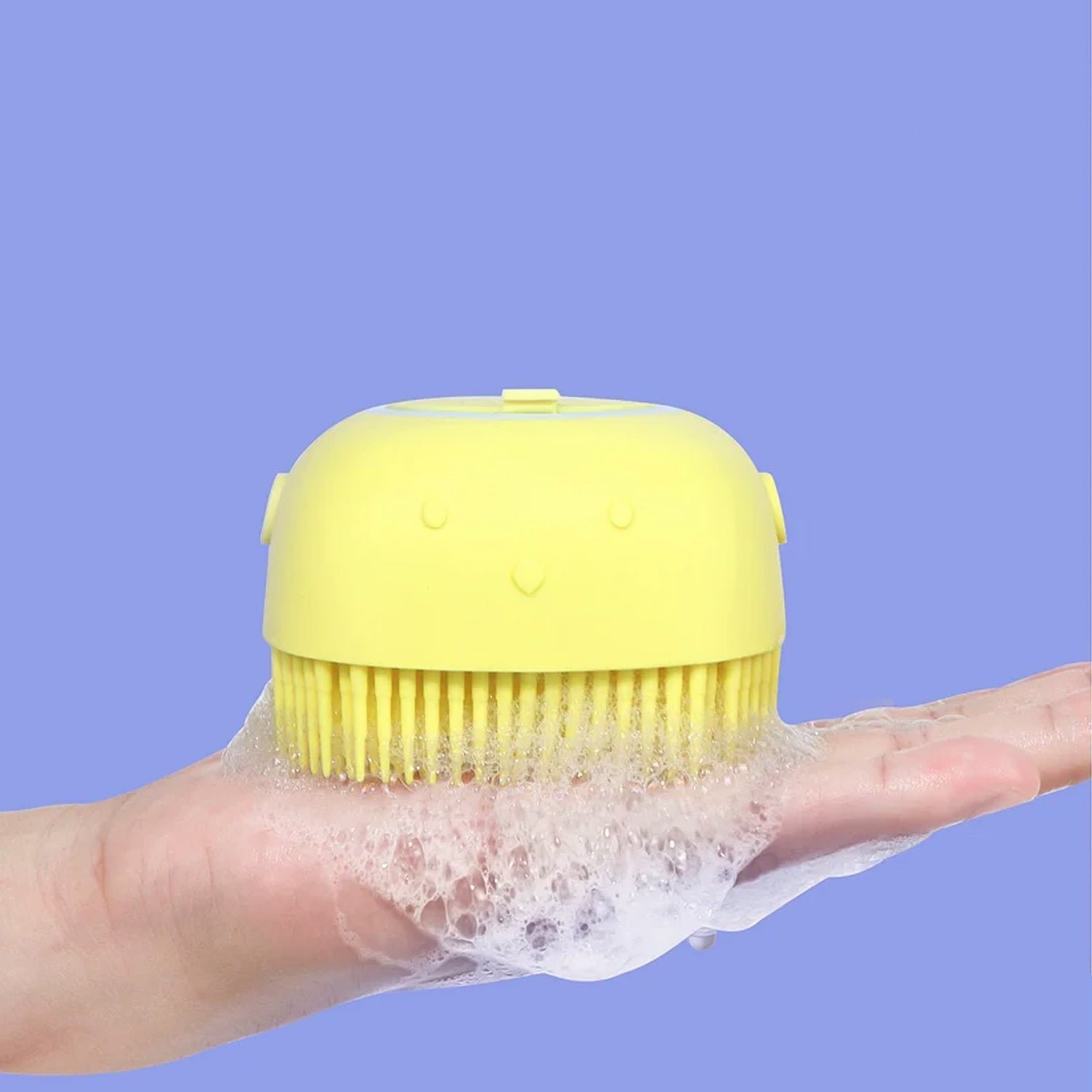 Silicone Bath Brush – Built-in Shampoo Dispenser | VelvaBloom