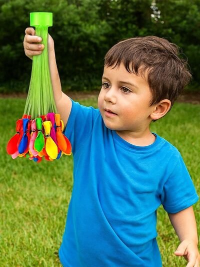 Holi Water Balloons – 111 Pcs Self-Tying Fun | Dollovia